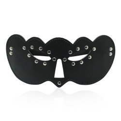 black bandit mask with elastic webbing