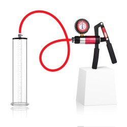 penis pump with scissor handle and pressure gauge 12 in cup