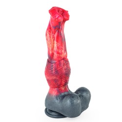 dragon color silicone dildo 06