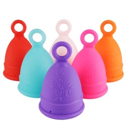 pull ring menstrual cup