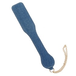 denim bondage spanking paddle