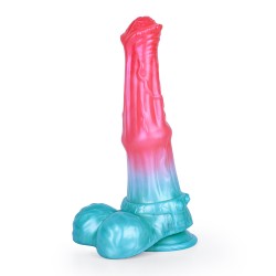 alien beast cyan rainbow 9 3 dildo b