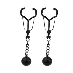 weighted orbs nipple clamps